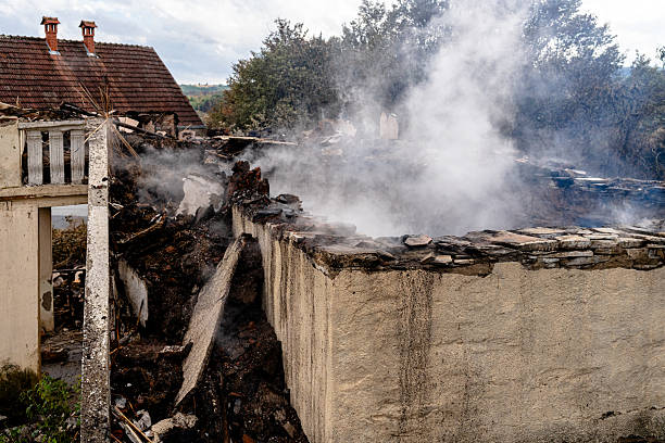 Professional Soot Cleanup technician working in Saint James City, FL